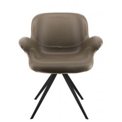 Кресло обеденное Everprof Aurora Экокожа Серый