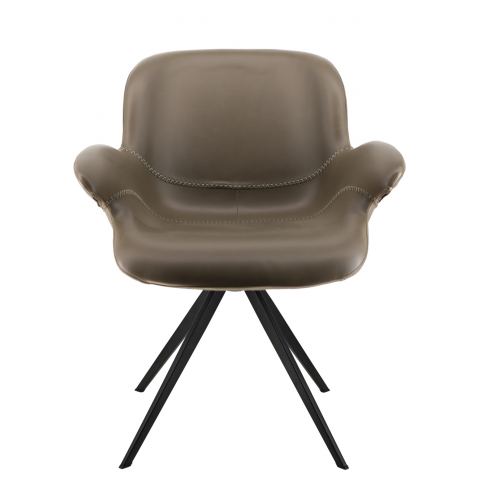 Кресло обеденное Everprof Aurora Экокожа Серый