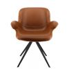 Кресло обеденное Everprof Aurora Экокожа Коричневый