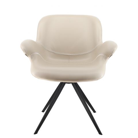 Кресло обеденное Everprof Aurora Экокожа Бежевый