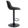 Стул барный Everprof Smile Black Экокожа Черный