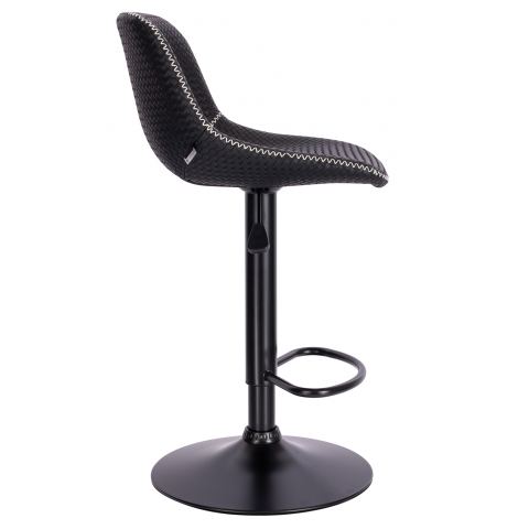 Стул барный Everprof Smile Black Экокожа Черный