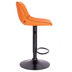 Стул барный Everprof Smile Black Экокожа Оранжевый
