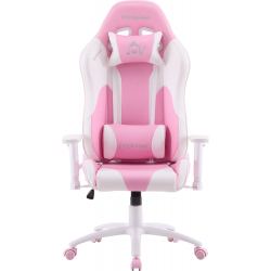 Кресло Everprof Katana Экокожа Белый/Розовый