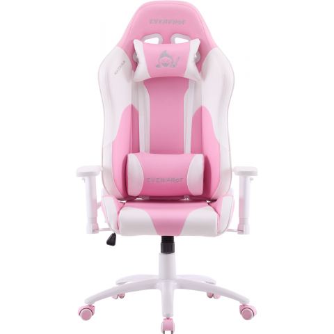 Кресло Everprof Katana Экокожа Белый/Розовый