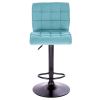 Стул барный Everprof Richy Ткань Бирюзовый