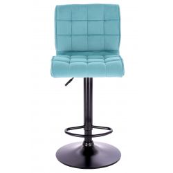 Стул барный Everprof Richy Ткань Бирюзовый
