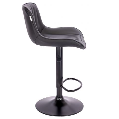 Стул барный Everprof Grace Black Экокожа Черный