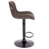 Стул барный Everprof Grace Black Ткань Темно-коричневый