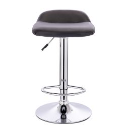 Стул барный Everprof Form Экокожа Черный