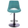 Стул барный Everprof Flash Ткань Бирюзовый
