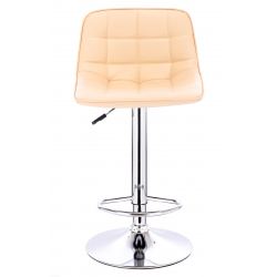 Стул барный Everprof Cooper Экокожа Кремовый