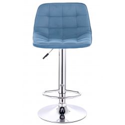 Стул барный Everprof Cooper Ткань Голубой