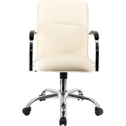 Кресло Everprof Samba Wood T Экокожа Бежевый