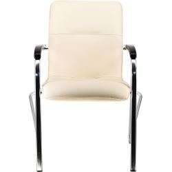 Кресло Everprof Samba Wood CF Экокожа Бежевый