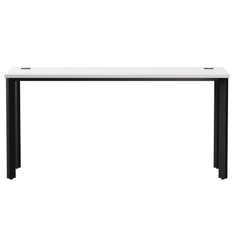 Стол прямой на металлокаркасе Everprof EVO 1580х670x755 мм Белый/Черный