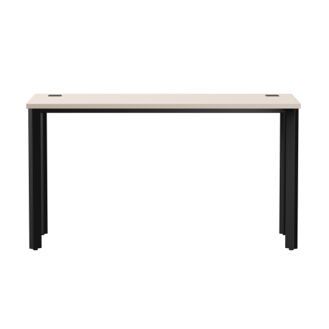 Стол прямой на металлокаркасе Everprof EVO 1380х670x755 мм опоры 45 гр Кашемир/Черный