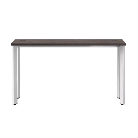 Стол прямой на металлокаркасе Everprof EVO 1380х670x755 мм опоры 45 гр Дуб Пасадена/Белый