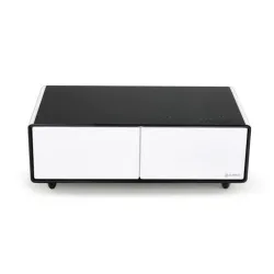 Умный кофейный столик с холодильником EUREKA TB135, White+Black