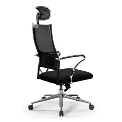 Кресло Ergolife Sit Air-180 B2-290K - Mesh(YP99)+UMF(X1) /Km00/Wh00/K15cL/H13mM-1D(TG1.0Ch/M09.B23.G18.W01) (Черный)