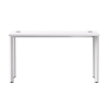 Стол прямой на металлокаркасе Everprof EVO 1380х670x755 мм опоры 45 гр Белый/Белый