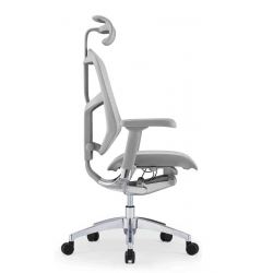 Кресло Falto Enjoy Elite 2 (серый каркас/сетка светлая T-168-B2/крестовина металл)