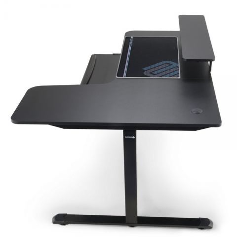 Стол для компьютера (для геймеров) угловой (правый) c электроприводом EUREKA ERK-L60R-B-PRO-V1-EU