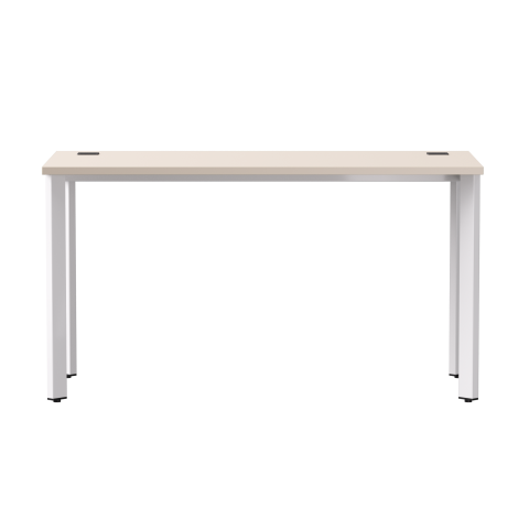 Стол прямой на металлокаркасе Everprof EVO 1380х670x755 мм Кашемир/Белый