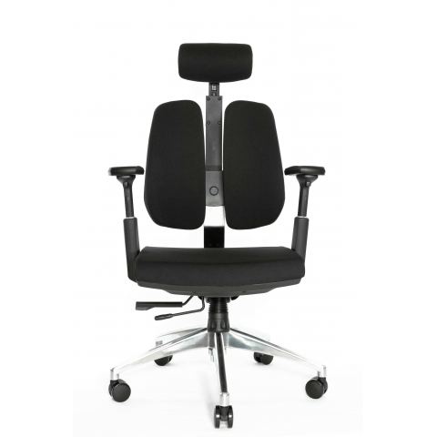 Ортопедическое компьютерное кресло Falto Orto Alpha AM-02A (черный каркас/обивка ткань black)