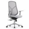 Кресло Falto Кураж (без подголовника, сетка, ткань, серый)