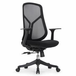 Кресло Falto Кураж (без подголовника, сетка, ткань, черный)