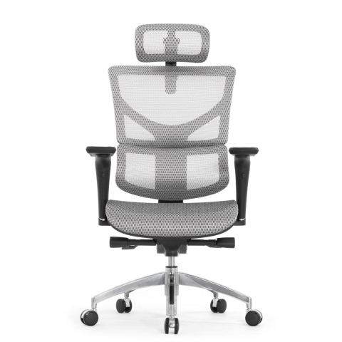 Кресло Falto Sail Art 2 (подлокотники 6D(360), сетка, каркас серый, белый)