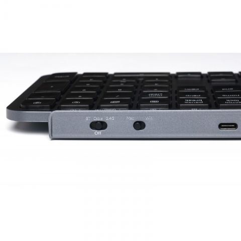 Беспроводная ультратонкая клавиатура Keychron B6 Pro, 109 клавиш, ножничные переключатели, цвет B6 Pro Ivory White