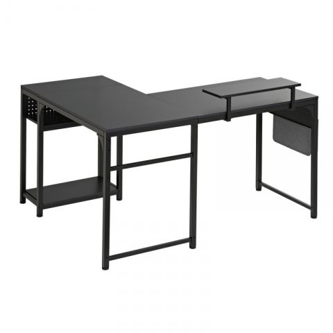 Стол письменный (для компьютера) угловой EUREKA ZX-L150B-B-RU с шириной 150 см, Black