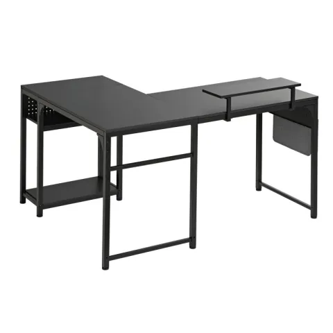 Стол письменный (для компьютера) угловой EUREKA ZX-L150B-B-RU с шириной 150 см, Black
