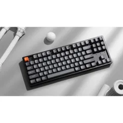 Беспроводная механическая клавиатура QMK Keychron K8 Max, 87 клавиш, RGB подсветка, Hot-swap, алюм.рамка Keychron Banana Switch