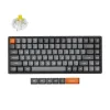 Беспроводная механическая клавиатура QMK Keychron K2 Max, 84 клавиши, RGB подсветка, Hot-swap, алюм.рамка Keychron Banana Switch