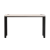 Стол прямой на металлокаркасе Everprof EVO 1380х670x755 мм Кашемир/Черный