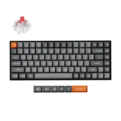 Беспроводная механическая клавиатура QMK Keychron K2 Max, 84 клавиши, While Led подсветка, Hot-swap, Keychron Red Switch