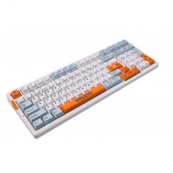 Беспроводная механическая клавиатура MCHOSE G98 Pro, оранжевый и синий, Snow Tiger Switch