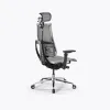 Кресло Метта Y 4DF B2-14D - YM93+Infinity /Kc09/Nc09/D15P/H13mM-3D(M26.B35.G25.W04), Св.серый-Белый