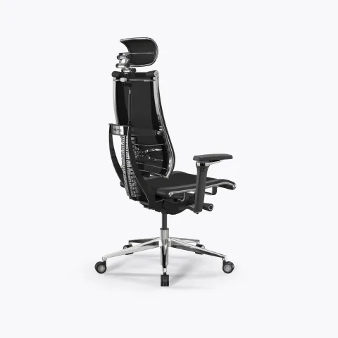 Кресло Метта Y 4DF B2-14D - YM93+Infinity /Kc09/Nc09/D15P/H13mM-3D(M26.B35.G25.W04), Черный