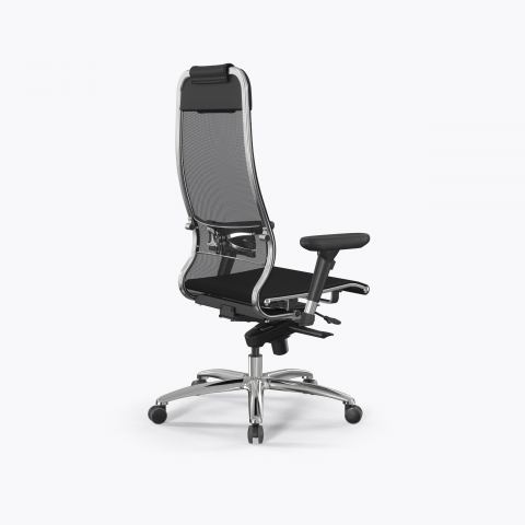 Кресло Метта Samurai L1-1D - TS /Uc00/Nc00/D13P(M06.B31.G04.W03), Черный