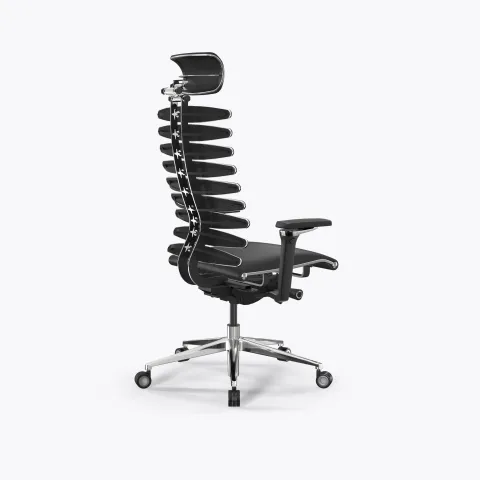 Кресло Метта EQ L2-47D - Infinity /Hm47/Nc200/D15P/H13mL(M26.B35.G25.W04), Черный