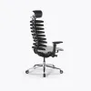 Кресло Метта EQ L2-47D - Infinity /Hm47/Nc200/D15P/H13mL(M26.B35.G25.W04), Белый(Черный)