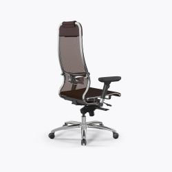 Кресло Метта Samurai L1-1D - TS /Uc00/Nc00/D13P(M06.B31.G04.W03), Темно-коричневый