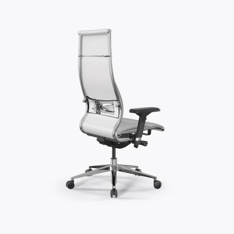 Кресло Метта Samurai L1-10D - Infinity /Kc06/Nc06/D04P(M26.B32.G25.W03), Белый