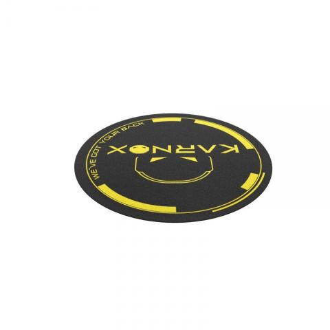 Напольный круглый коврик Karnox FLOOR Mat - 2 мм - Logo