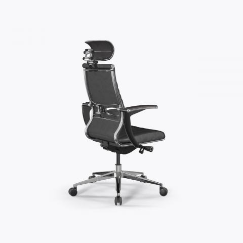 Кресло Метта Samurai M3-13U - GoyaLE /Kc31/Wm31/U1mV-mL/H13mV-3D(M26.B32.G25.W03), Темно-серый