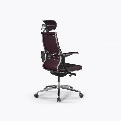 Кресло Метта Samurai M3-13U - GoyaLE /Kc31/Wm31/U1mV-mL/H13mV-3D(M26.B32.G25.W03), Фиолетовый